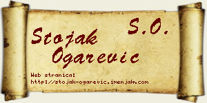 Stojak Ogarević vizit kartica